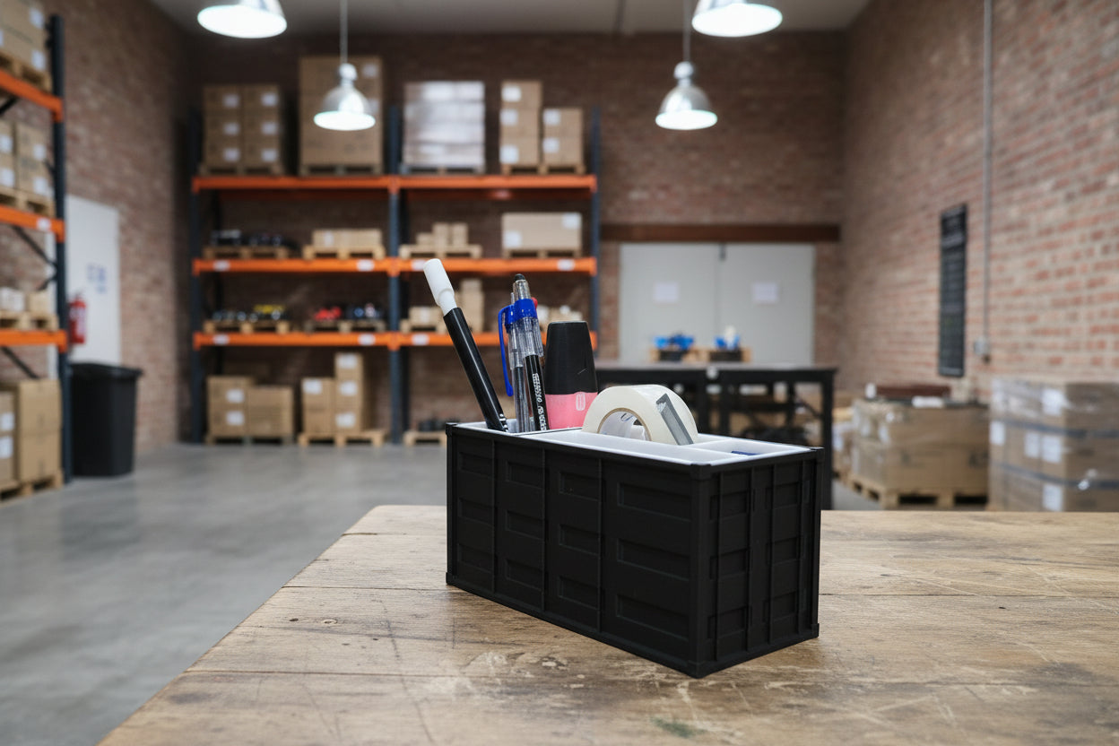 Organiseur de bureau "conteneur"