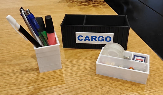Organiseur de bureau "conteneur"